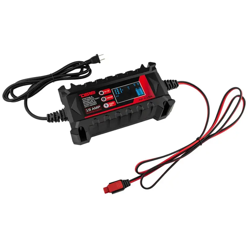 Ds18 15 Amp Automatic Smart Lithium & Agm Car Battery Charger & Maintainer 2