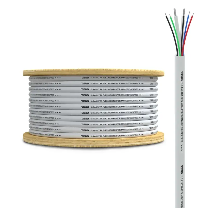 Ds18 18-Ga Rgb Led & 16-Ga Speaker Wires Marine Grade Tinned 100% Copper Ofc -100 Feet 1