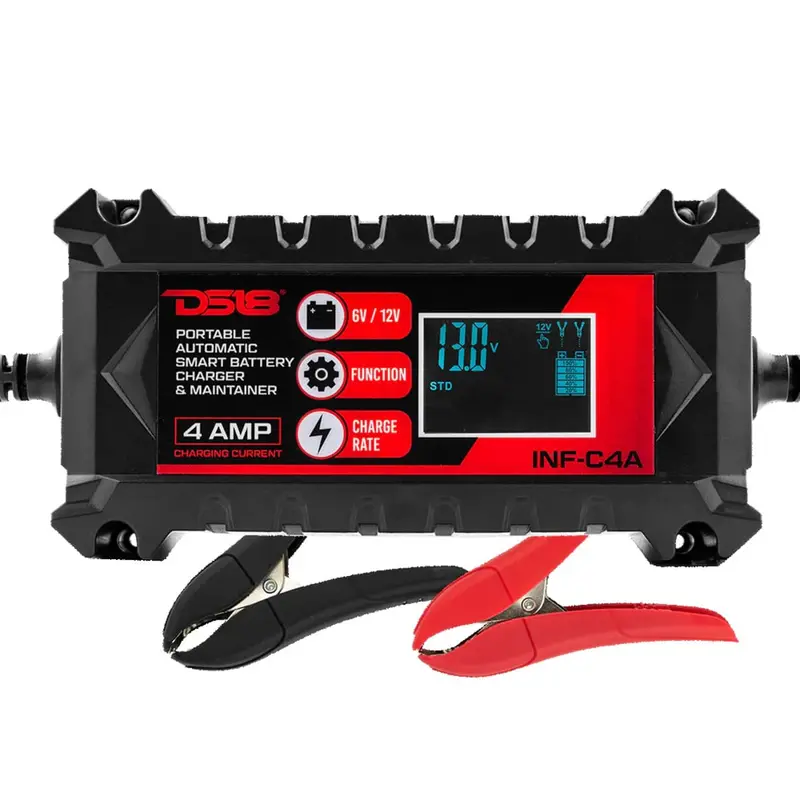 Ds18 4 Amp Automatic Smart Lithium & Agm Car Battery Charger & Maintainer 1