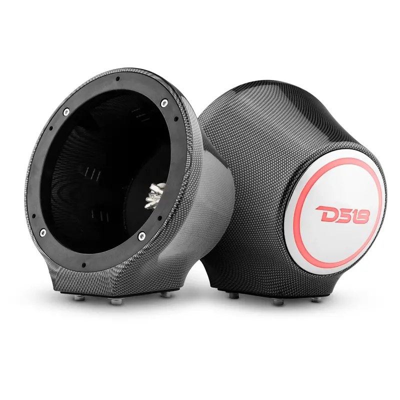 Ds18 6.5” Universal Flat Mount Kick Panel Speaker Pod W/ Rgb Led Lights 4