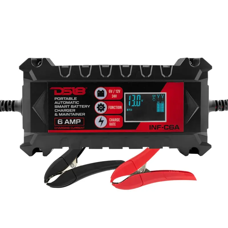 Ds18 6 Amp Automatic Smart Lithium & Agm Car Battery Charger & Maintainer 1