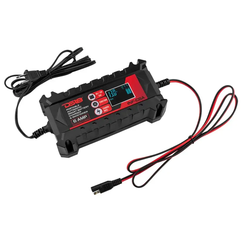 Ds18 6 Amp Automatic Smart Lithium & Agm Car Battery Charger & Maintainer 2