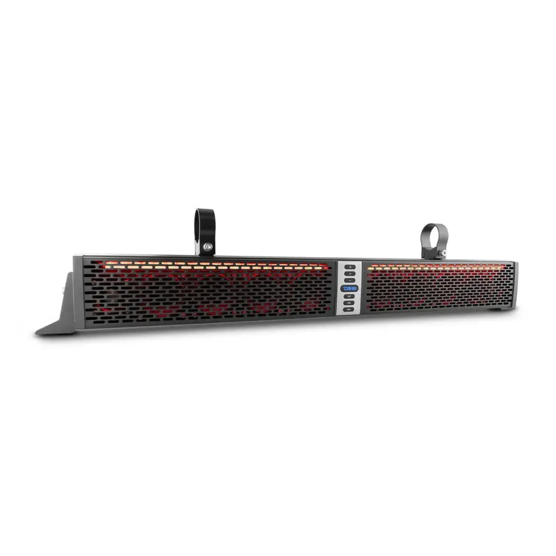 Ds18 Hydro Sbar35bt 35" Marine Water Resistant Amplified With Bluetooth Sound Bar Speaker System Rgb Led Lights 10 Speakers 800 Watts 1