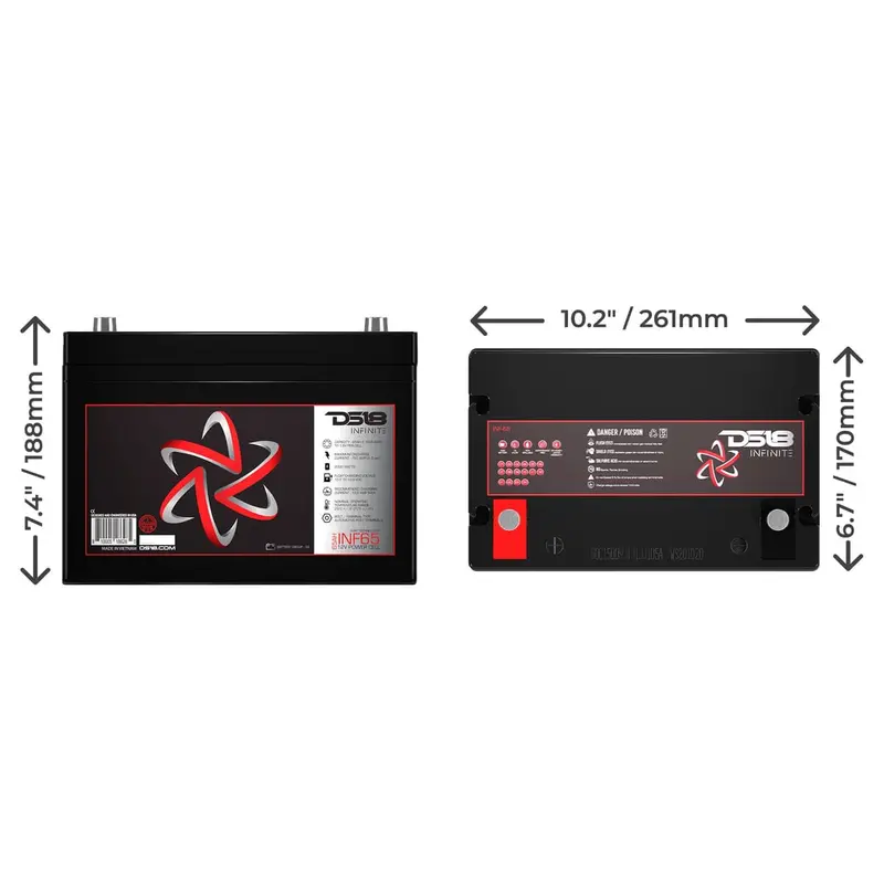 Ds18 Infinite 2000 Watts 65 Ah Agm Power Cell 2