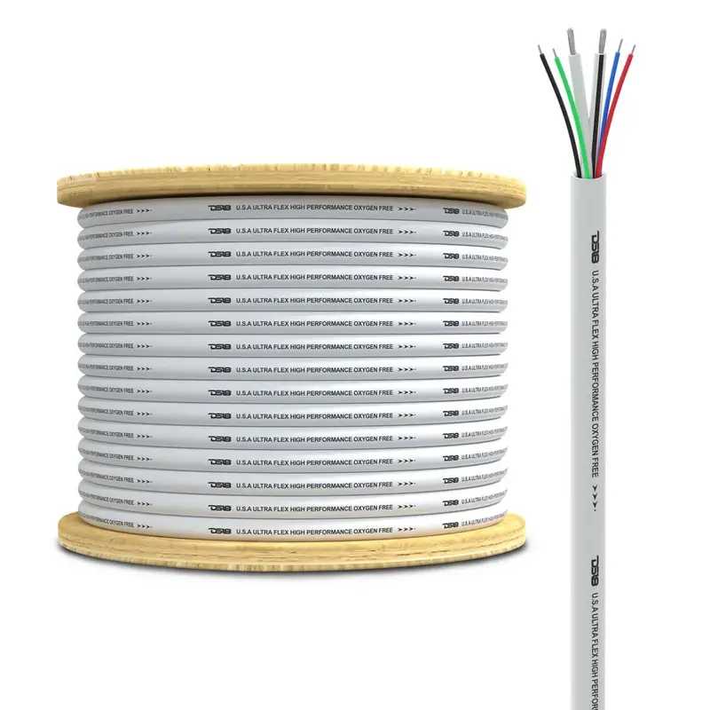 Ds18 Marine Tinned Ofc 18-Ga Rgb Wires W/12-Ga Speaker Wires 100 Feet 1