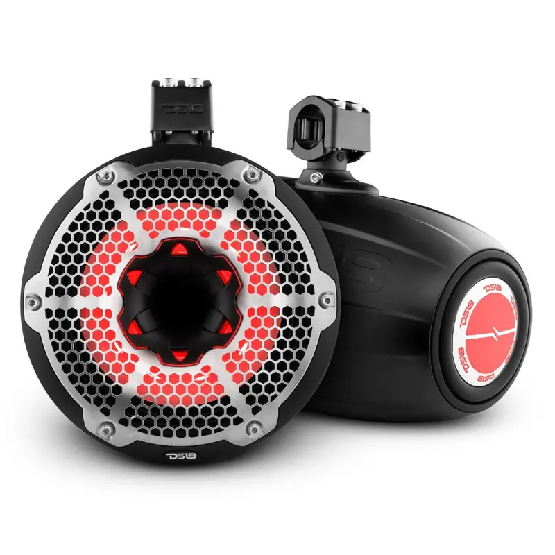 Ds18 Nxl 10" Neodymium Towers With Built-In Passive Radiator, 1" Driver & 300 Watts Rms Rgb Led 1