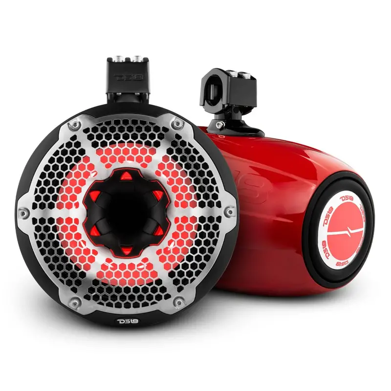 Ds18 Nxl 10" Neodymium Towers With Built-In Passive Radiator, 1" Driver & 300 Watts Rms Rgb Led 3