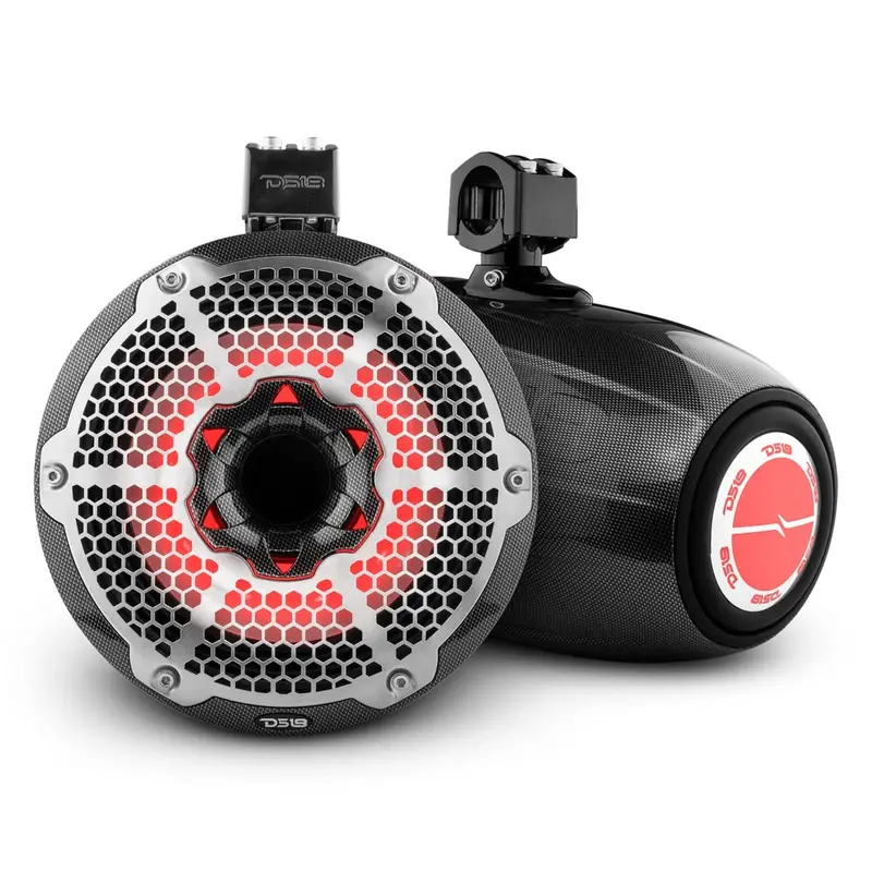 Ds18 Nxl 10" Neodymium Towers With Built-In Passive Radiator, 1" Driver & 300 Watts Rms Rgb Led 4