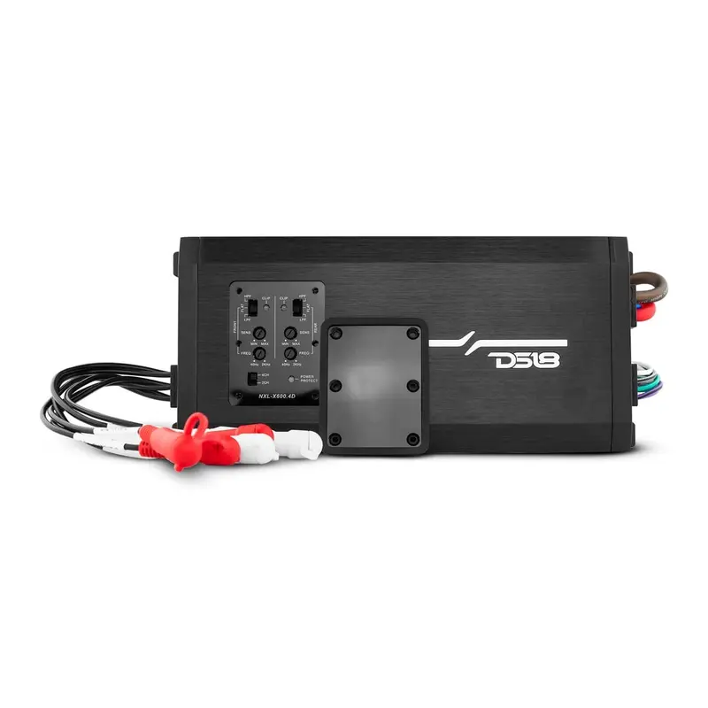 Ds18 Nxl 4-Channel Full-Range Class D 4 X 150 Watts Rms @ 4-Ohm Ip67 Marine & Powersports Amplifier 1