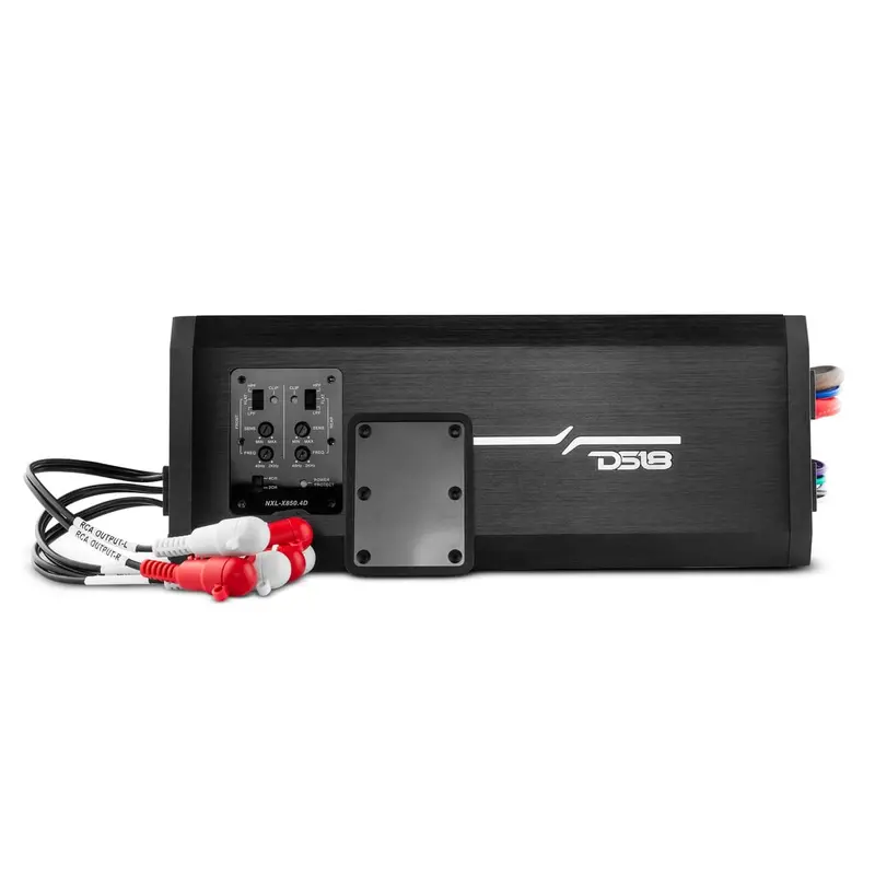 Ds18 Nxl 4-Channel Full-Range Class D 4 X 200 Watts Rms @ 4-Ohm Ip67 Amplifier 1