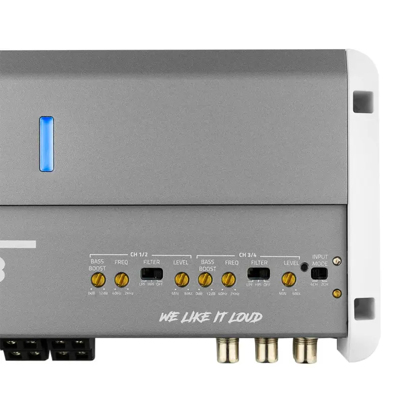 Ds18 Nxl 4-Channel Full-Range Class D Ip55 4 X 150 Watts Rms @ 4-Ohm Marine Amplifier 2