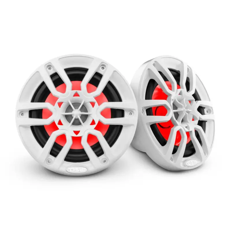 Ds18 Nxl 6.5" 2-Way Coaxial Marine Speaker W/ 100 Watts Rms 4-Ohm Rgb Led Lights 2