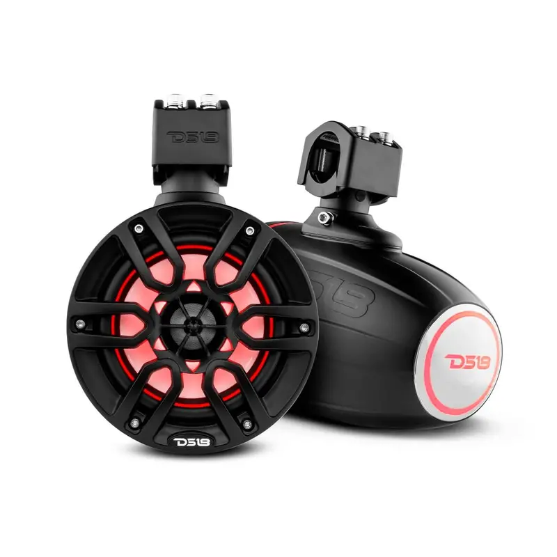 Ds18 Nxl 6.5" Tower Speakers With Integrated Rgb Led Lights 300 Watts 1