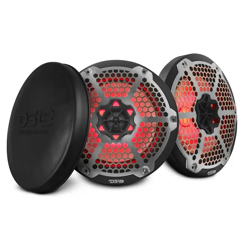 Ds18 Nxl 8" 2-Way Coaxial Marine Speaker With Rgb Led Lights 125 Watts Rms 4-Ohm 1