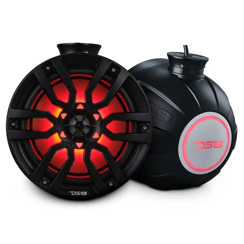 Ds18 Nxl 8" Pod 375W Speaker With Integrated Rgb Led Lights - Pair 1
