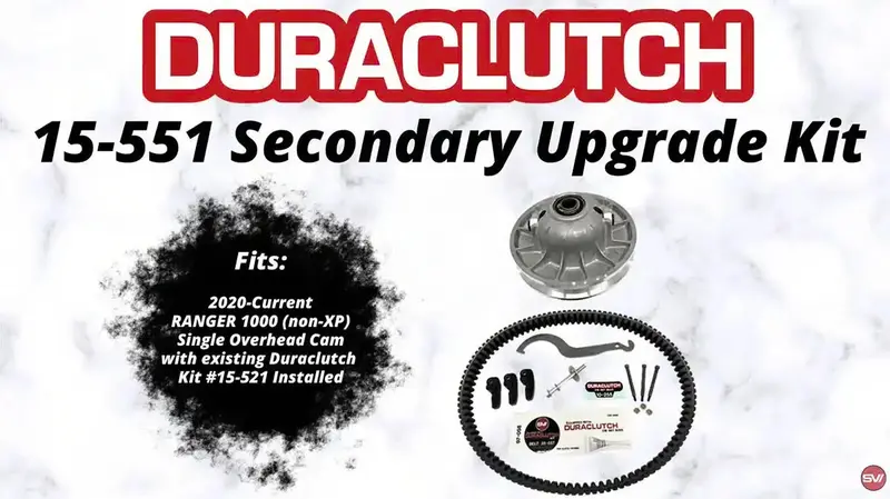 Duraclutch '20-'23 Polaris Ranger 1000 Secondary Clutch Upgrade Kit - 15-551 2