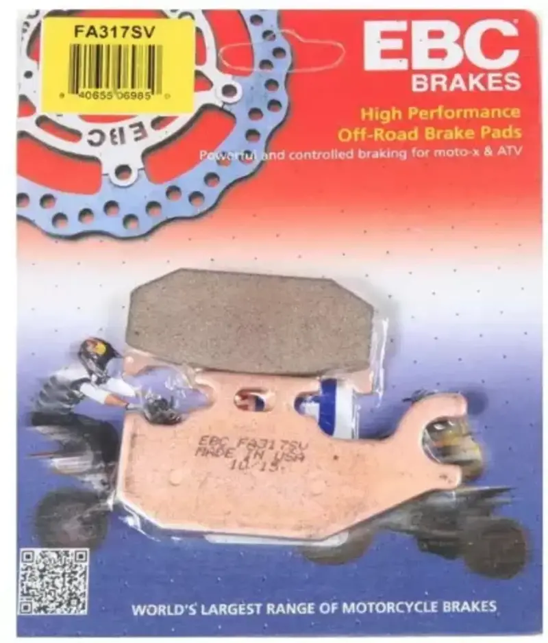 Ebc Can-Am Commander/Maverick Sv Severe Duty Sintered Metal Brake Pads - Metallic Front/Rear 1