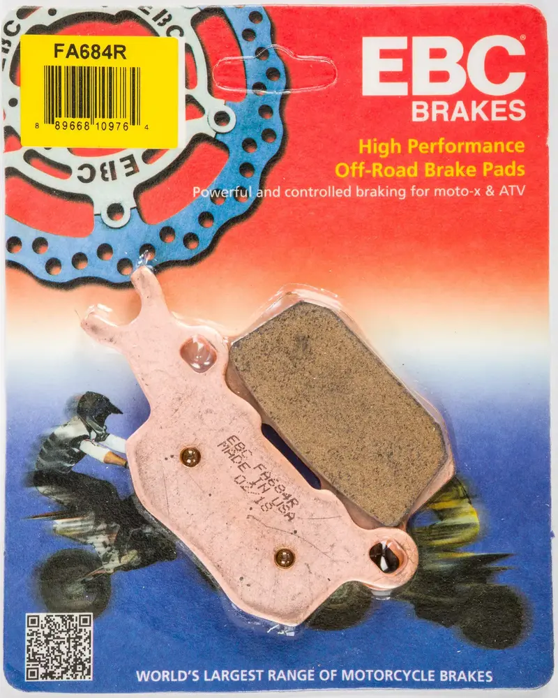 Ebc Can-Am Defender Long-Life Sintered R-Series Brake Pads - Rear Left 1