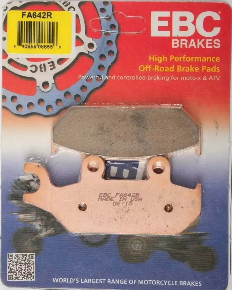 Ebc Can-Am/Yamaha Long-Life Sintered R-Series Brake Pads - Front Left 1