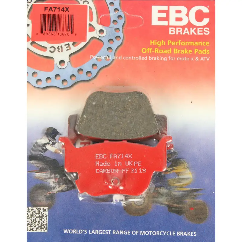 Ebc Honda Pioneer 500/700 Long-Life Sintered R-Series Brake Pads - Rear Left 1