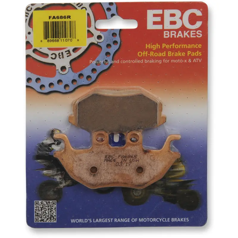 Ebc Kawasaki Mule Long-Life Sintered R-Series Brake Pads - Rear 1