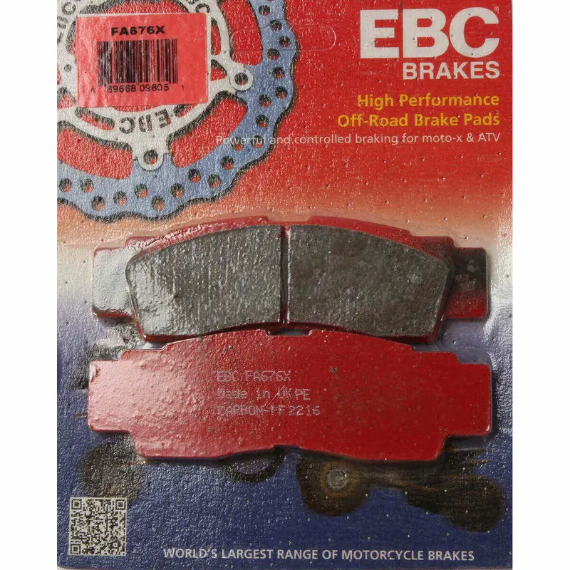 Ebc Yamaha Yxz 1000 R Sport Carbon X Brake Pads - Non-Metallic Front 1