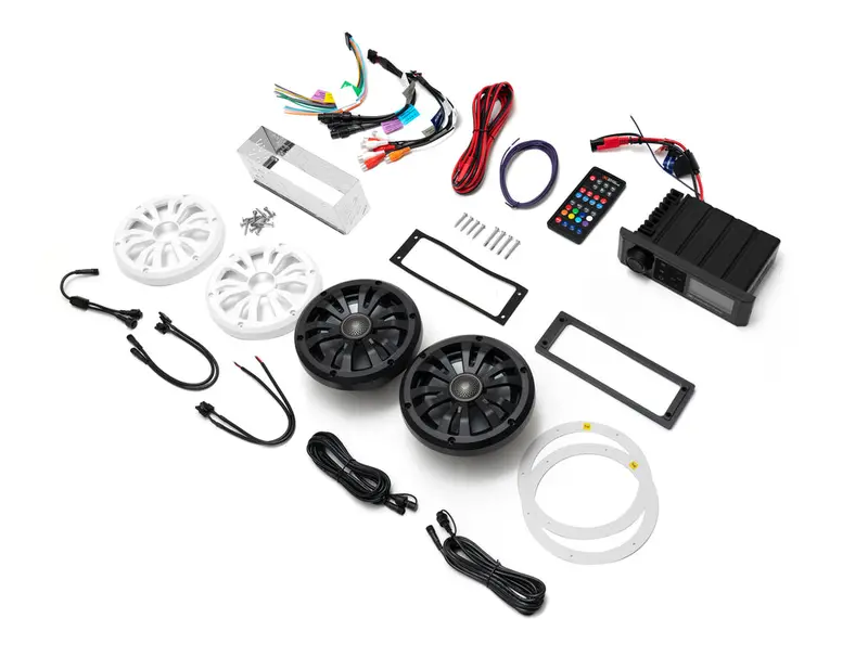 Ecoxgear Marine Din Radio 6.5" Speaker Kit 2