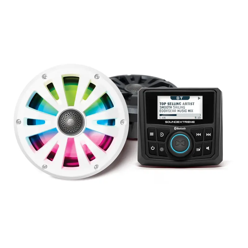 Ecoxgear Marine Gauge Radio 6.5" Speaker Kit 1