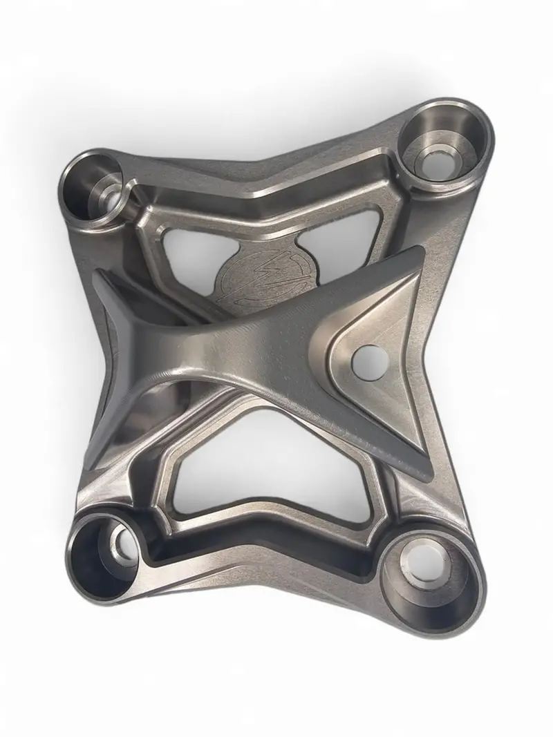 Elektric Offroad '17+ Can-Am Maverick X3 6 Bolt Xl Radius Rod Plate W/ Tow Hook - Gunmetal 1