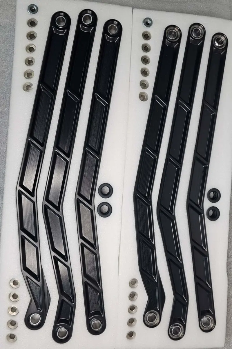Elektric Offroad '17+ Can-Am Maverick X3 72" High Clearance Radius Rods - Black 2
