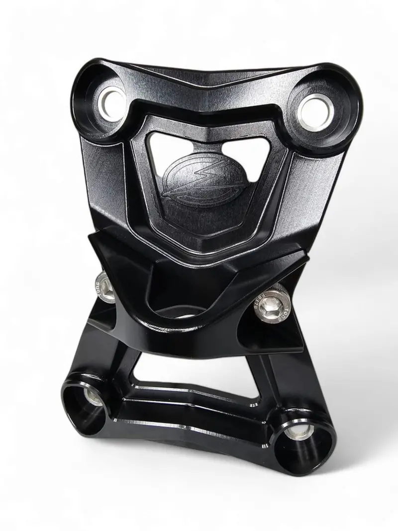 Elektric Offroad '22+ Polaris Rzr Turbo R Radius Rod Plate W/ Tow Hook - Black 1