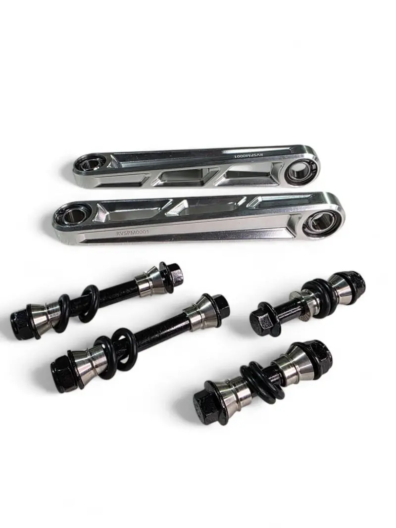 Elektric Offroad '24+ Can-Am Maverick R Front Sway Bar Links - Anodized Clear 1
