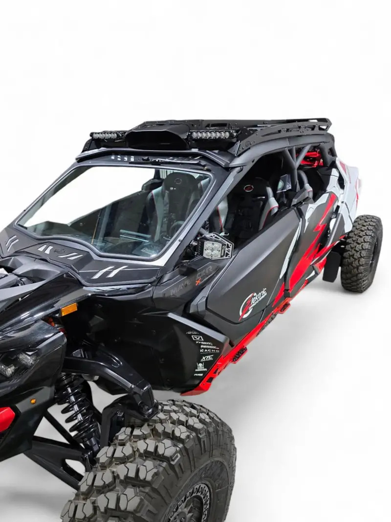 Elektric Offroad '24+ Can Am Maverick R Max Roof Rack - Works W/ Can-Am Hood Scoop 1