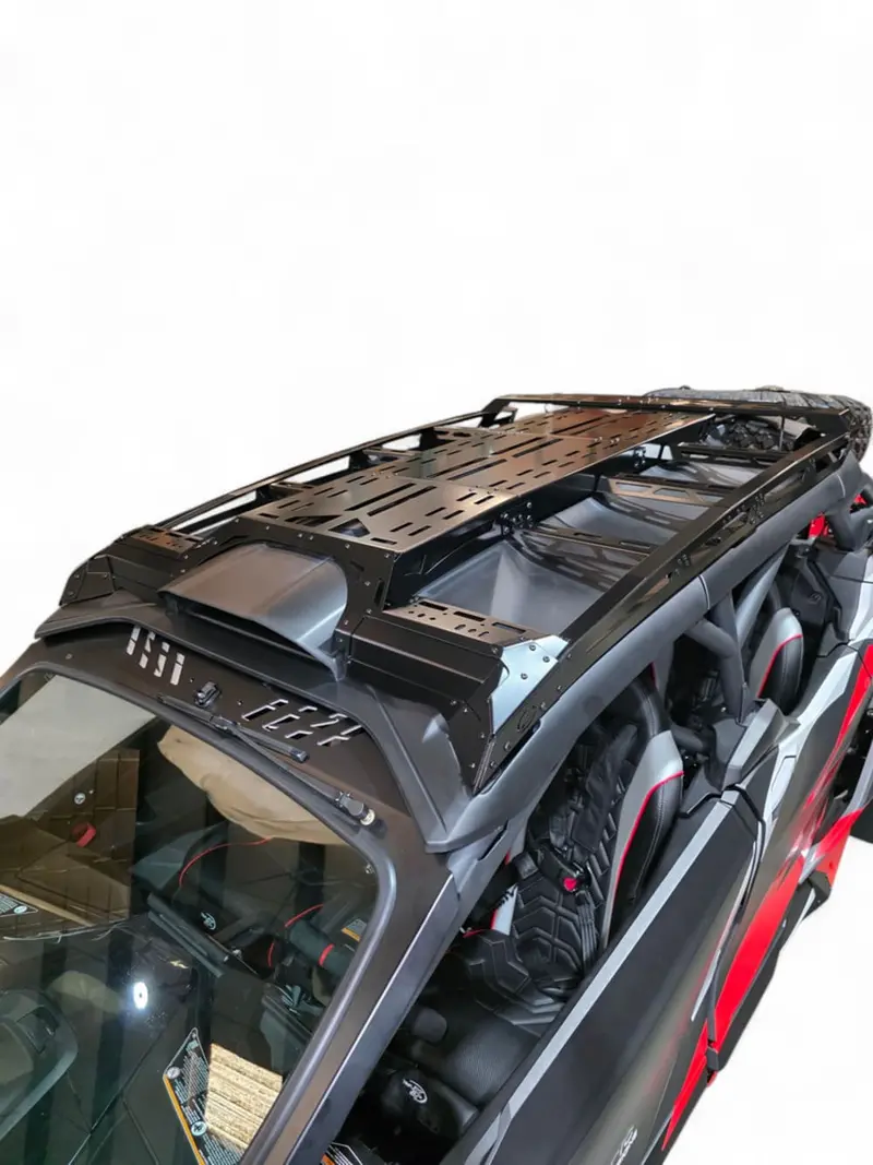 Elektric Offroad '24+ Can Am Maverick R Max Roof Rack - Works W/ Can-Am Hood Scoop 2