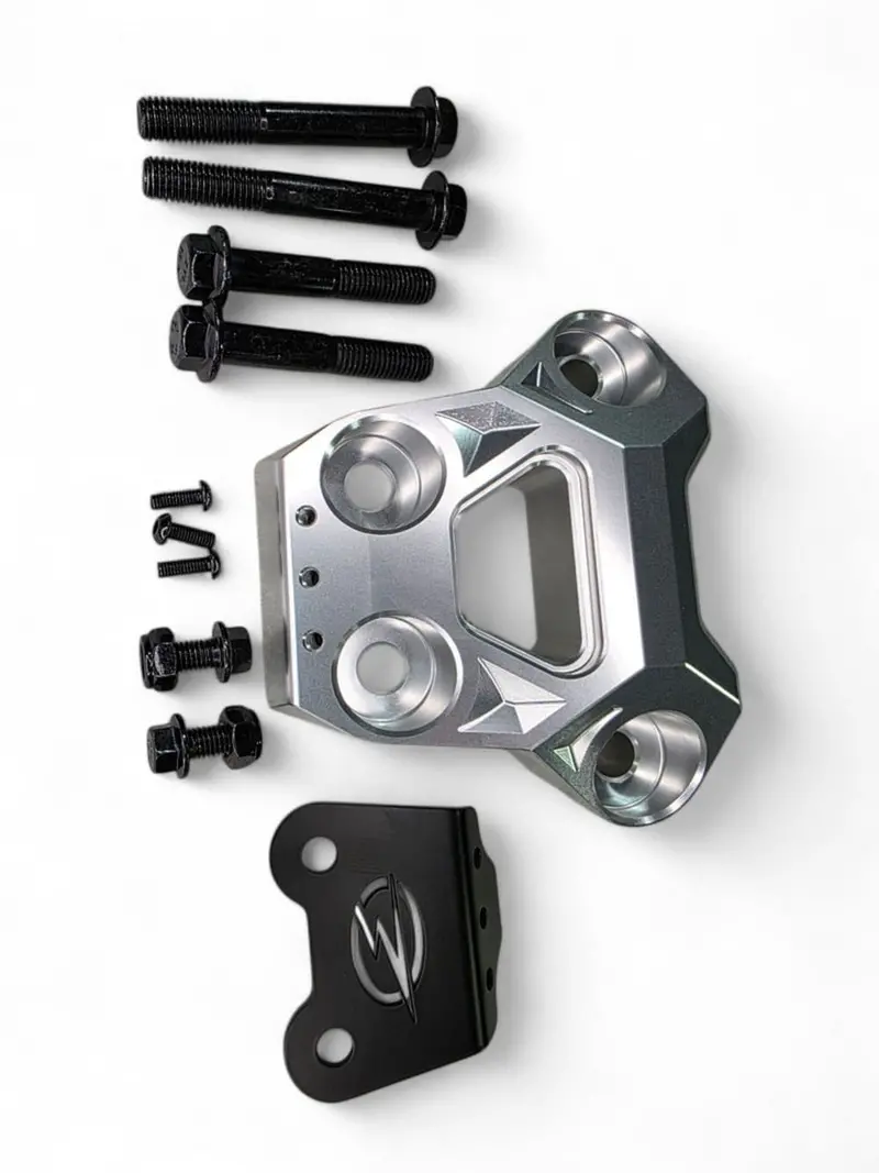 Elektric Offroad '24+ Can-Am Maverick R Radius Rod Plate - Clear 2