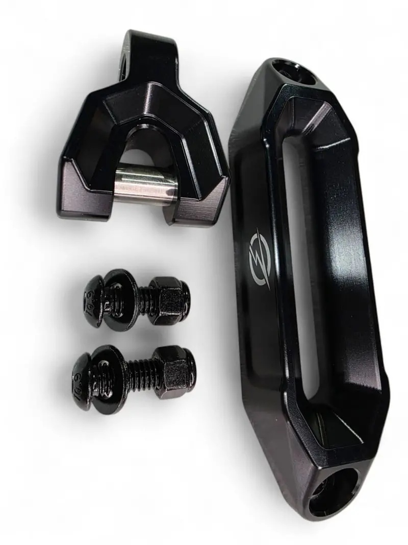Elektric Offroad Utv Winch Fairlead & Hook - Black 2
