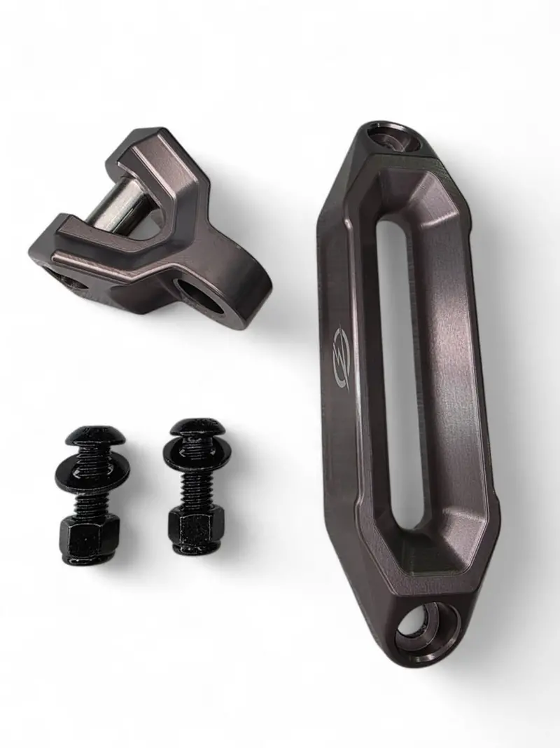 Elektric Offroad Utv Winch Fairlead & Hook - Gunmetal 1
