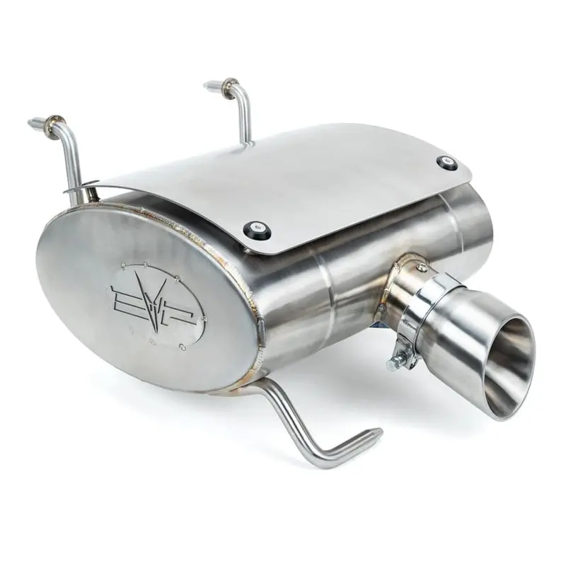 Evo '24+ Polaris Ranger Xd 1500 Center Exit Muffler With Rear Fascia 3