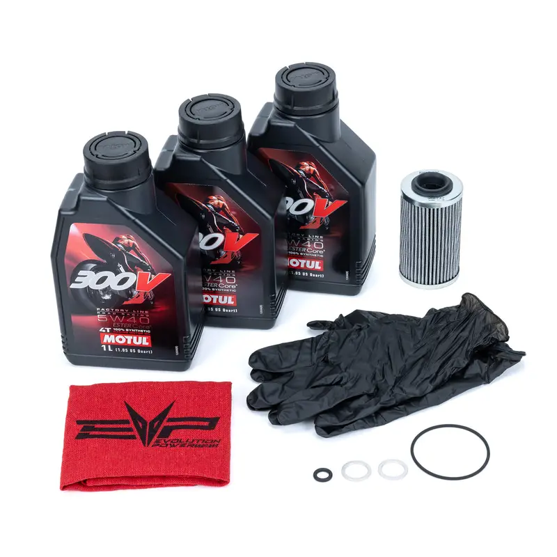 Evo Can Am Maverick R Motul Oil Change Kits 1