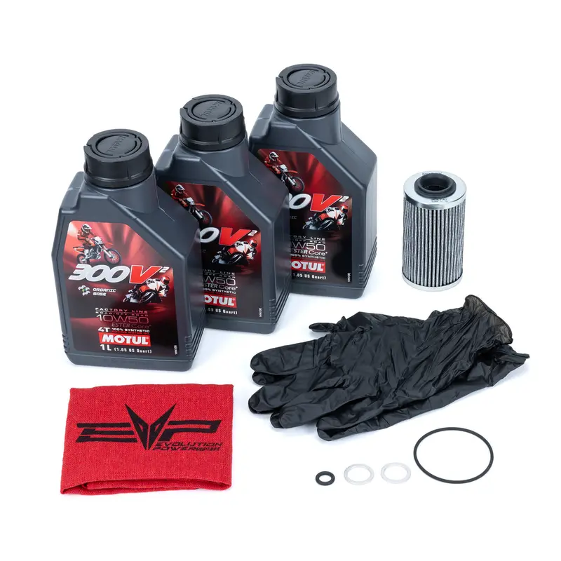 Evo Can Am Maverick R Motul Oil Change Kits 3