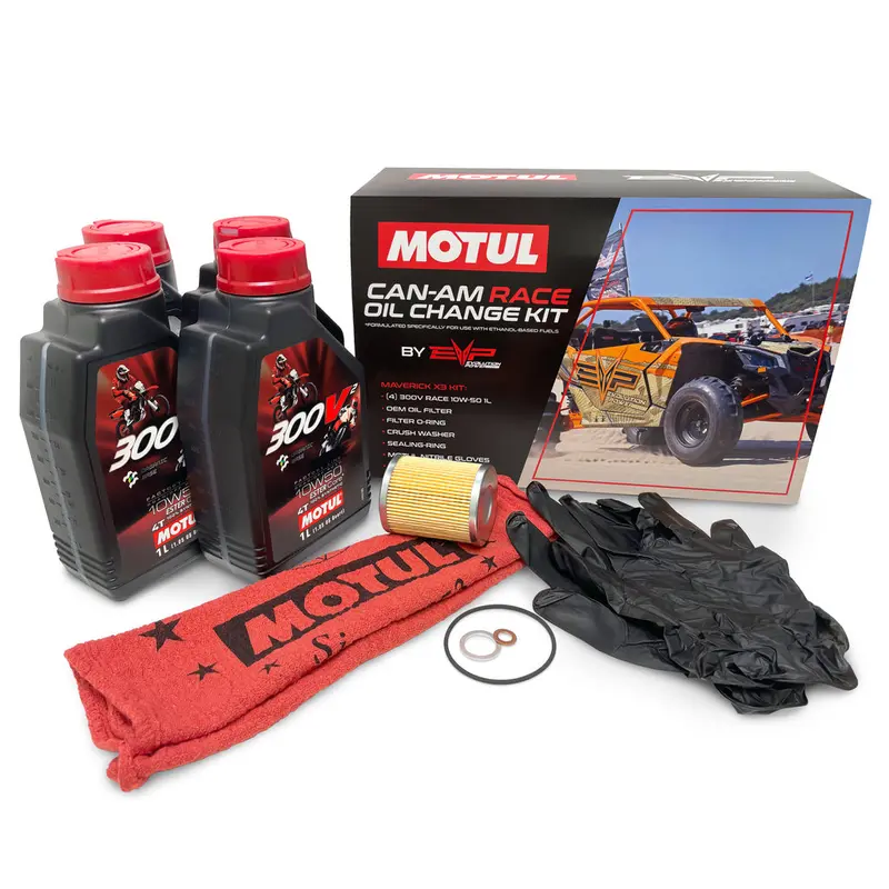 Evo Can-Am Maverick X3 Motul Oil Change Kits 1