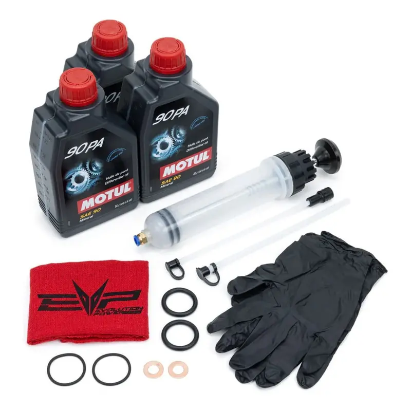 Evo Kawasaki Teryx H2 Motul Driveline Oil Change Kit 1