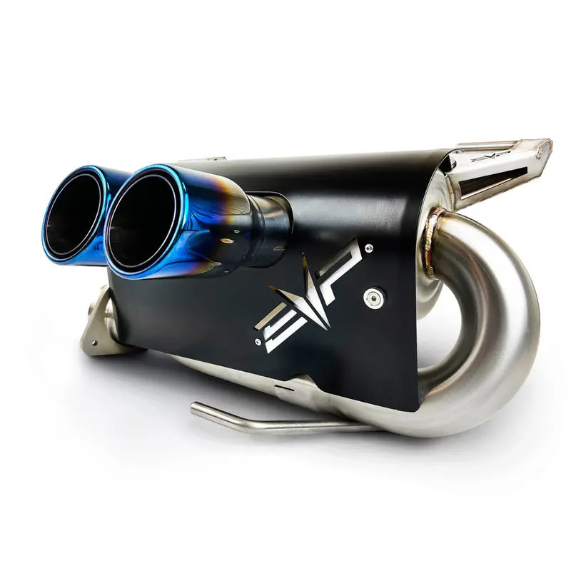 Evo Polaris Rzr Pro R Magnum Xr Series Twin Exit Exhaust 1