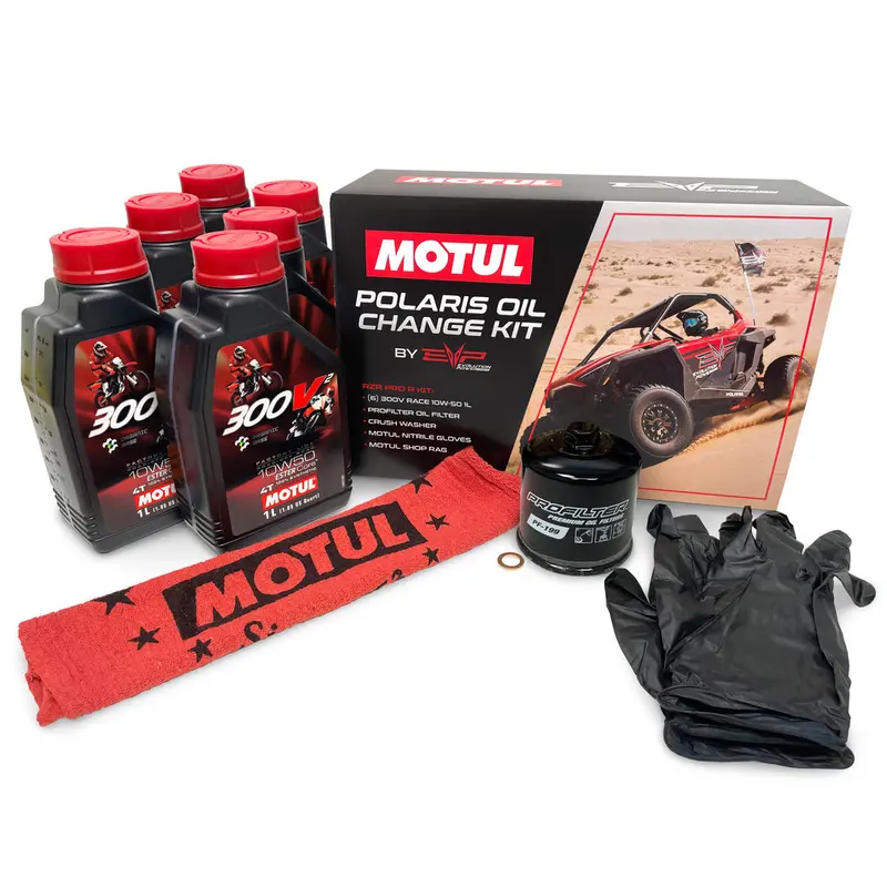 Evo Polaris Rzr Pro R Motul Oil Change Kits 1