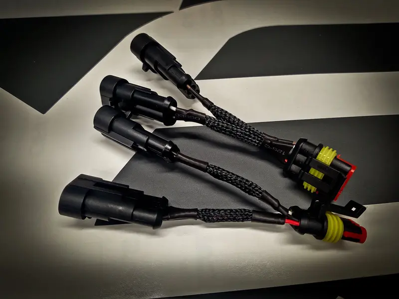 Evotech Motorsports Can-Am X3 Front Marker Light Plug And Play Wiring Harness 1
