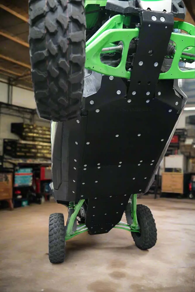 Factory Utv Kawasaki Teryx H2 Uhmw Skid Plate & Rock Sliders 2