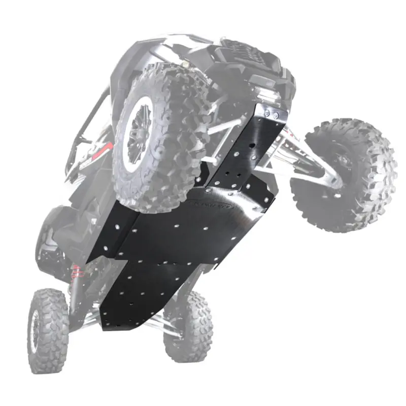Factory Utv Kawasaki Teryx Krx 1000 Uhmw Skid Plate With Rock Sliders 1