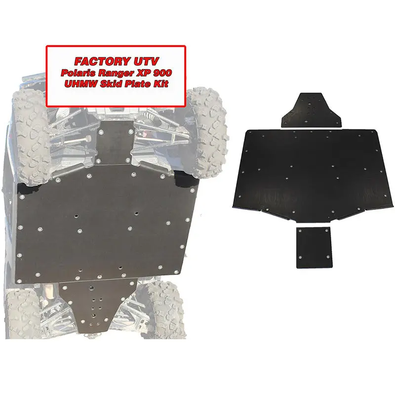 Factory Utv Polaris Ranger Xp 900 Uhmw Skid Plate 1