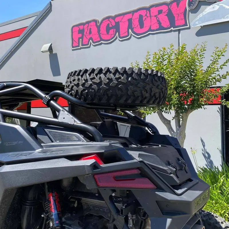 Factory Utv Polaris Rzr Pro R Dual Clamp Spare Tire Mount 1