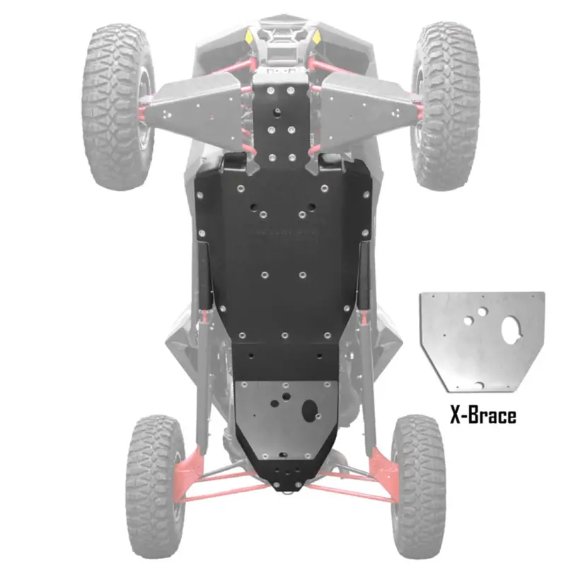 Factory Utv Polaris Rzr Rs1 Uhmw Skid Plate 1